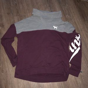 PINK High Neck Hoodie